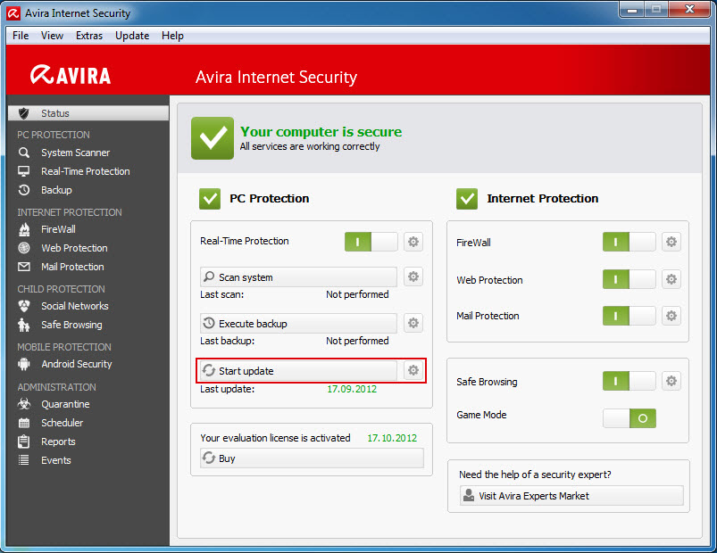 ... Avira Antivirus Premium and Avira Free Antivirus might slightly differ